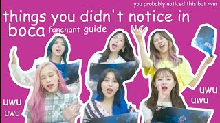 things you didn&#39;t notice in boca fanchant guide