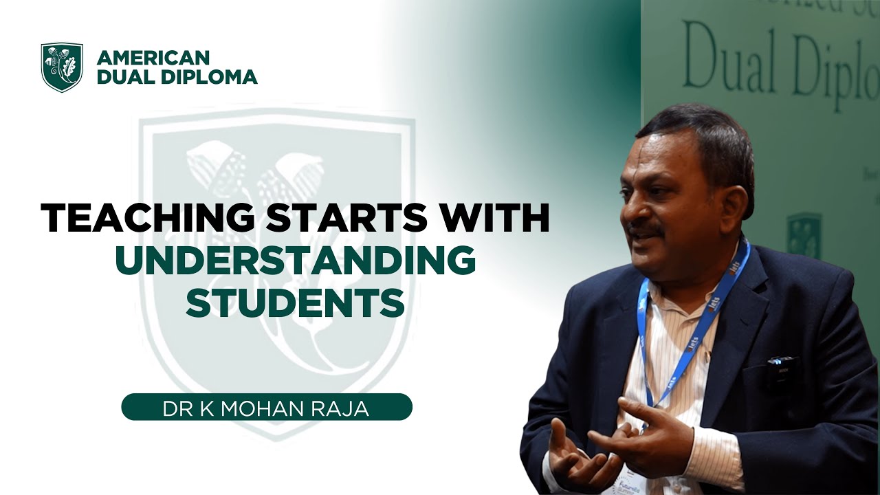 Why Schools Must Understand Students | D K Mohan Raja on Student ...