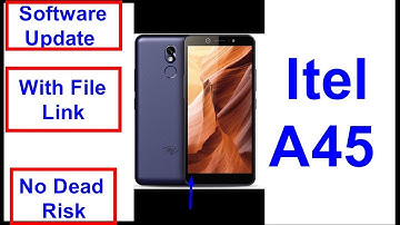 Itel A45 Software Update And Flashing With Flash File ALSO FRP RESET