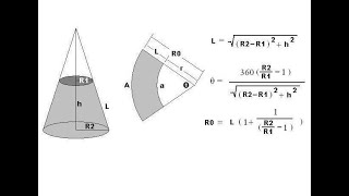 Cone fabrication / development in AutoCAD - ENGLISH screenshot 4