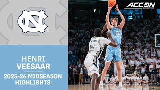North Carolina Fc Henri Veesaar Midseason Highlights 202526 Acc Mens Basketball