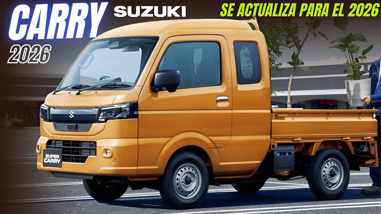 Nueva SUZUKI CARRY 2026: la pequeña camioneta japonesa llega con CAMBIOS IMPORTANTES.✌🏻