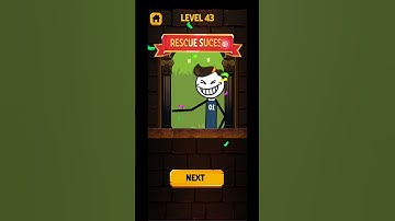 Draw to Save Stickman Game Level 43