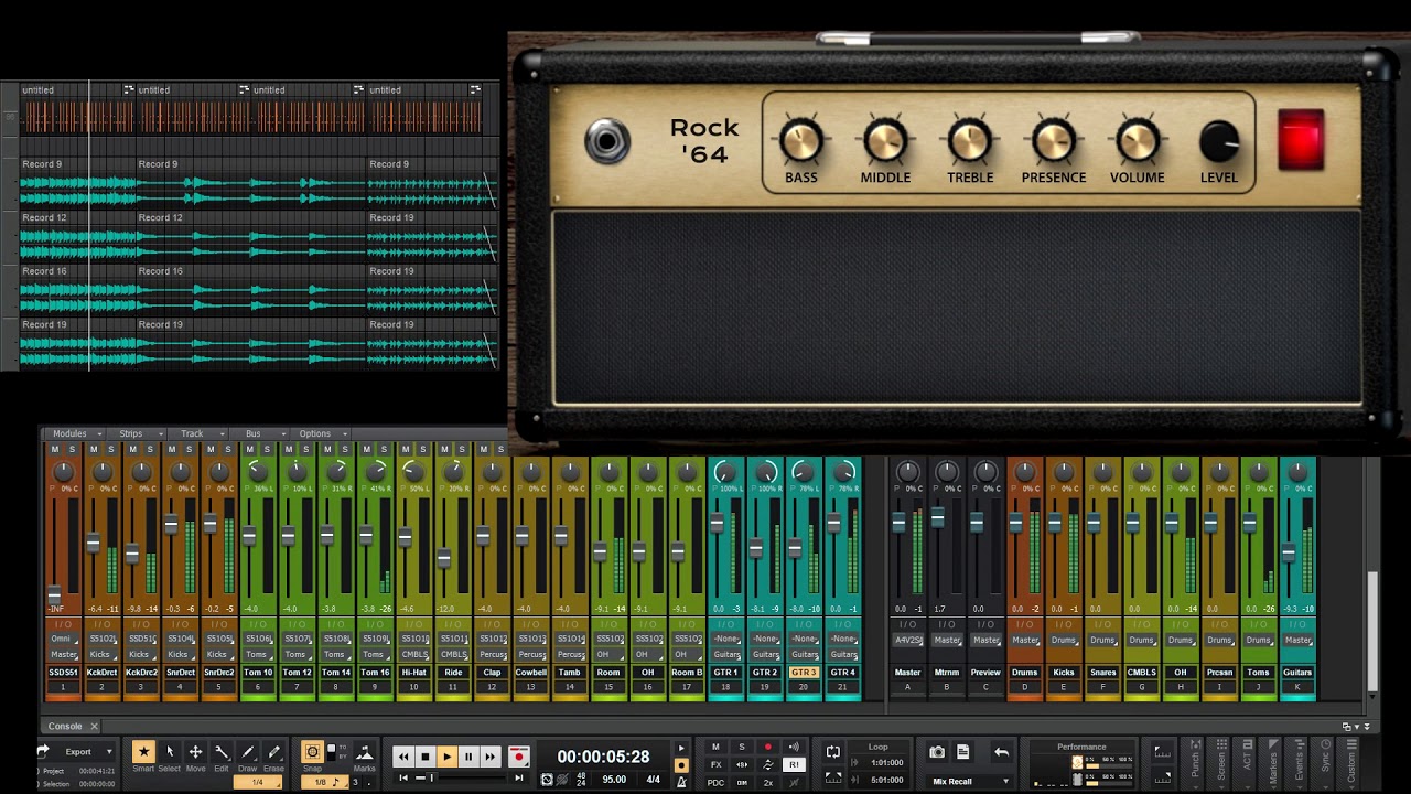 TH3 Cakewalk Version Guitar Amps Through IR by Ola Englund Hesu Cab