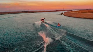 Sunset Wakeboarding in the Delta