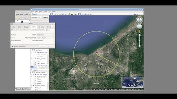 How to Draw A Circle Using Google Earth | Google Earth Pro