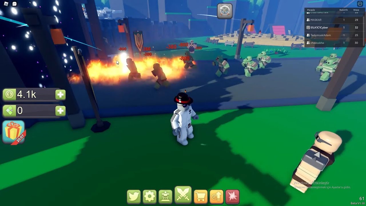 CyberRulz Mekiple ZORLAYICI ROBLOX BOYUT SAVUNUCULARI Oynuyor (04.03.2023)