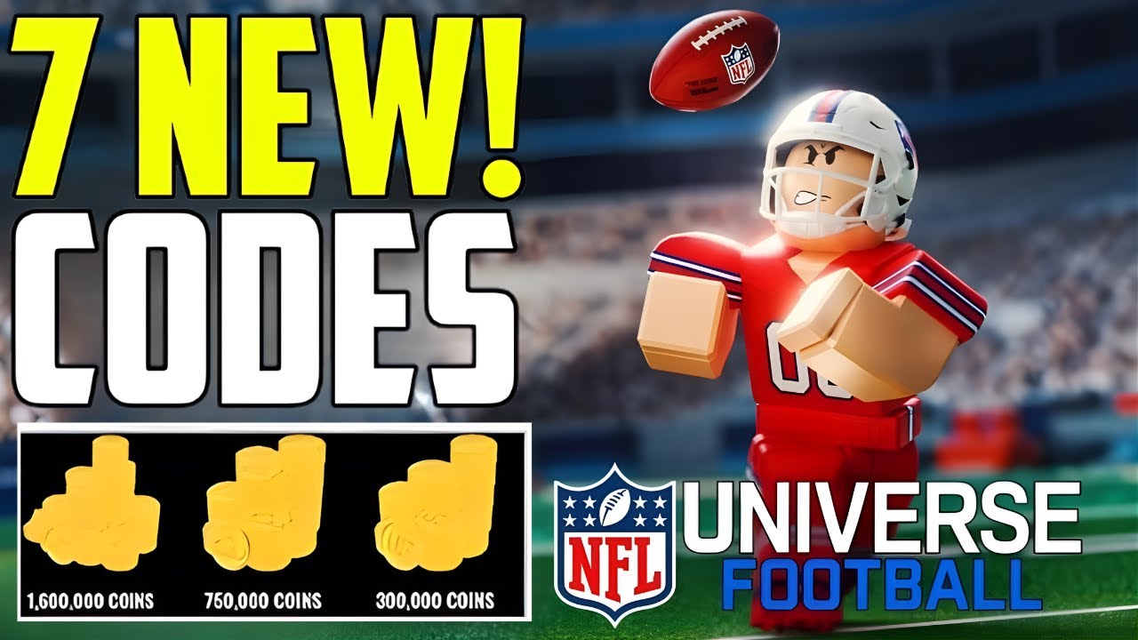⚠️EXCLUSIVE!⚡CODES⚠️NFL UNIVERSE FOOTBALL CODES - ROBLOX ULTIMATE FOOTBALL CODES