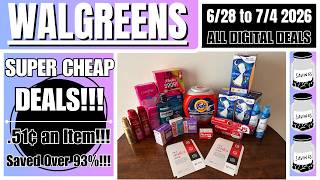 Walgreens Haul 6/28/26 to 7/4/26 - Only .51¢ an Item!!! - Saved Over 93%!!! - Includes Online!!! screenshot 4