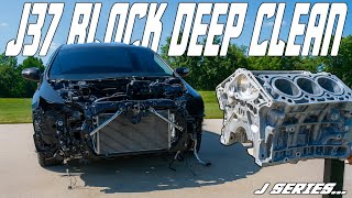 BUILDING 700 HP ACURA TL J37 SWAP MOTOR DEEP CLEAN ASMR