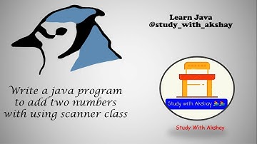 Write a java program to add two numbers with using scanner class