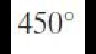 draw the angle for 450 degrees Profile