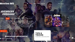 Building an Animated Responsive Movie Website Landing Page (Design & Code) #webdesign #subscribe