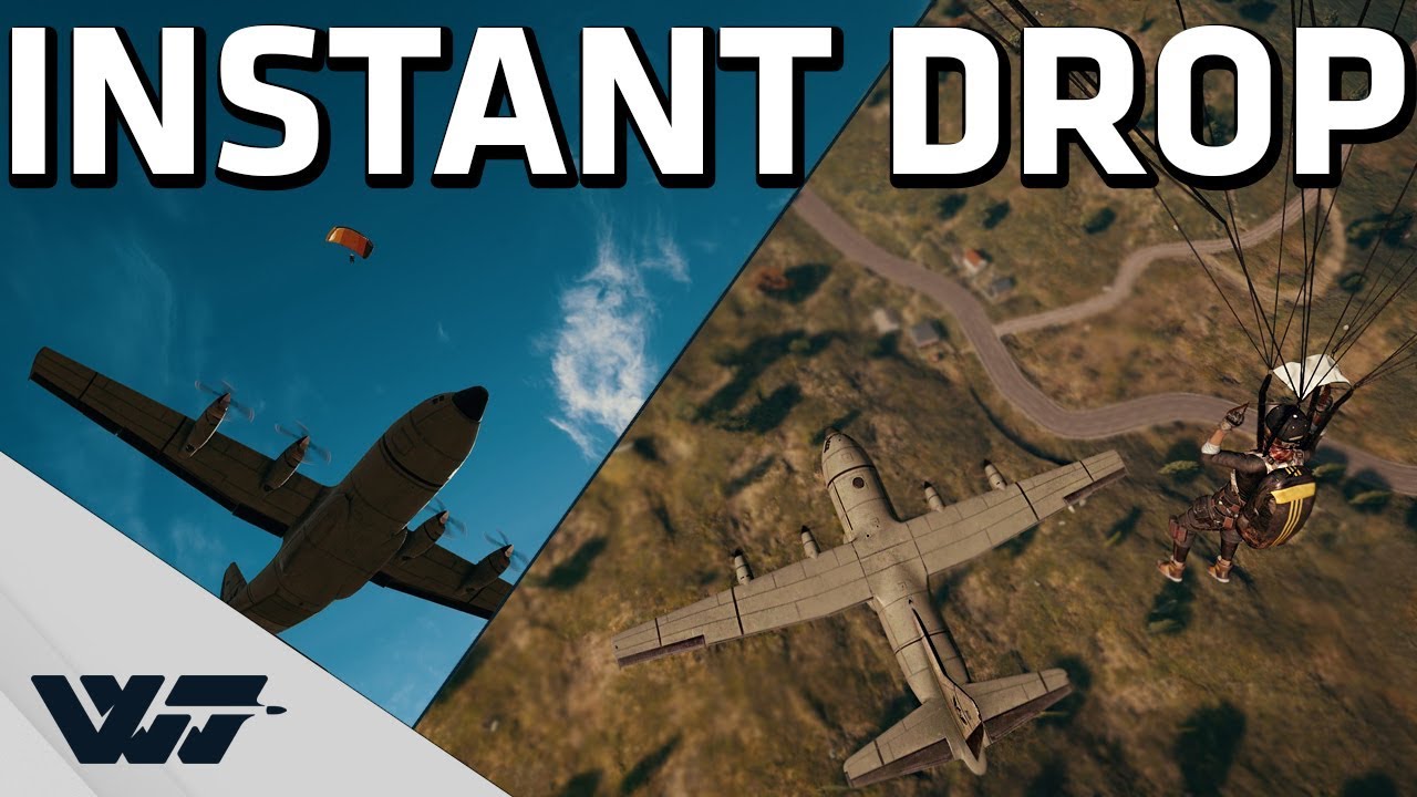 INSTANT AIRDROP -  M249 as first item I pick up - amazing start! - PUBG