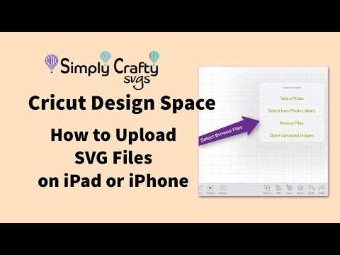 Download Cricut Design Space App How To Upload Svg Files On Ipad Or Iphone Youtube PSD Mockup Templates