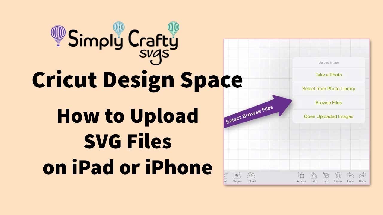 Download Cricut Design Space App How To Upload Svg Files On Ipad Or Iphone Youtube