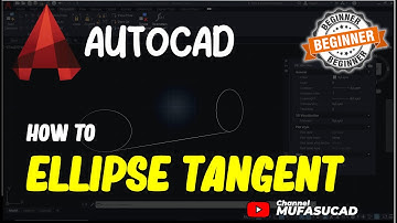 AutoCAD How To Ellipse Tangent