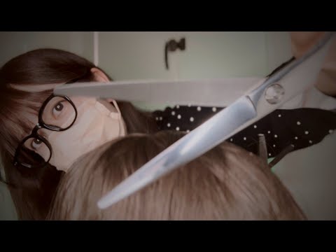 [ASMR] 美容室ロールプレイ💇‍♀️ / はさみ、泡、ヘッドマッサージ / Beauty Salon Role Play