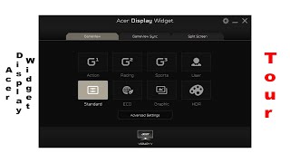 Acer Display Widget Software Tour w/ VG240YS screenshot 2