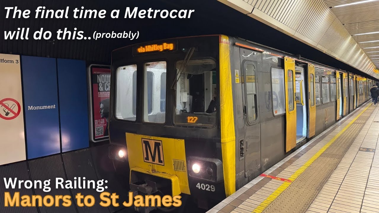 Metrocar 4029 — Wrong Railing from Manors to St James