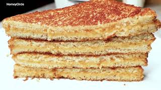 Easy Grilled Cheese Sandwich Recipe ~ Snack Ideas for Kids/Family ~ HomeyCircle