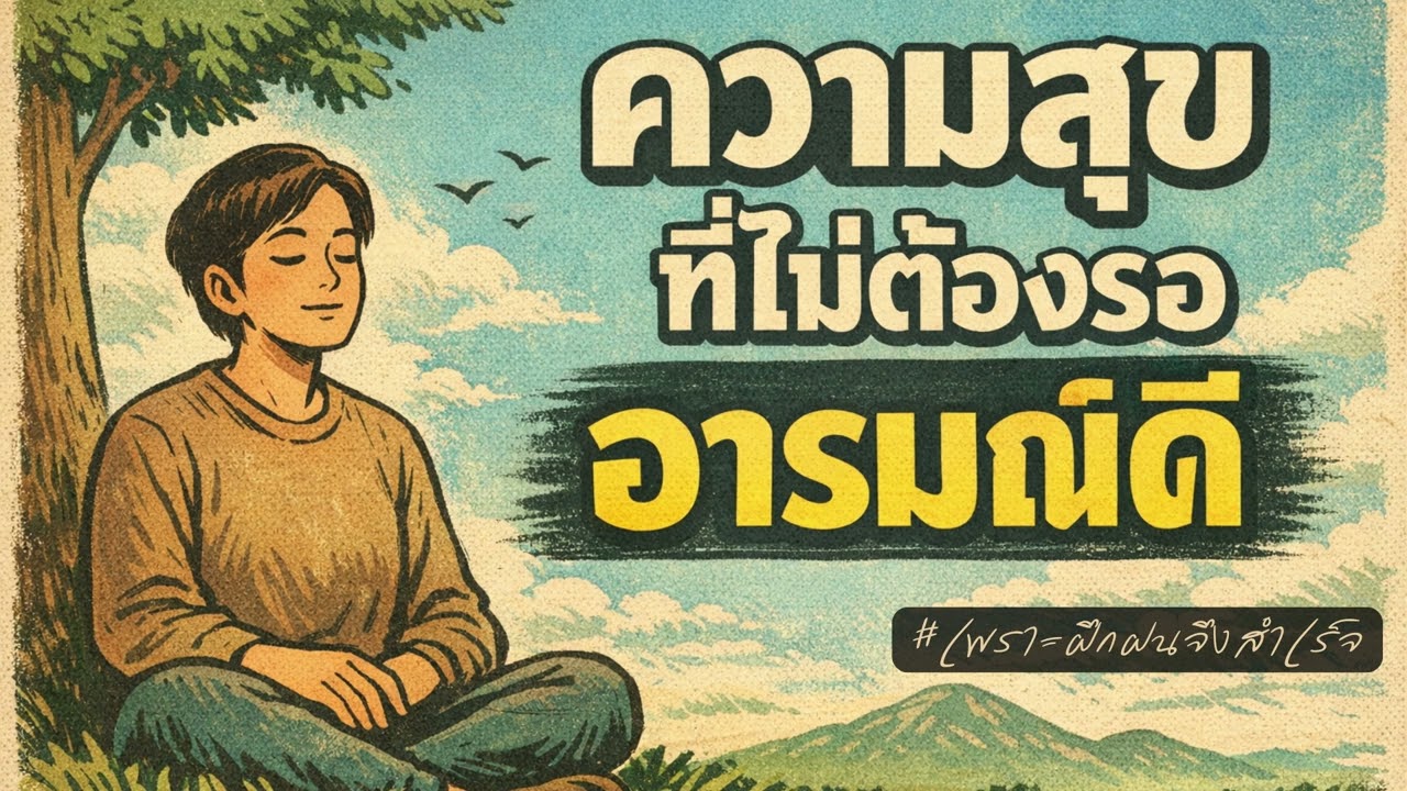 ความสุขที่ไม่ต้องรออารมณ์ดี | สร้างศูนย์กลางในใจให้ชีวิตไม่สั่น