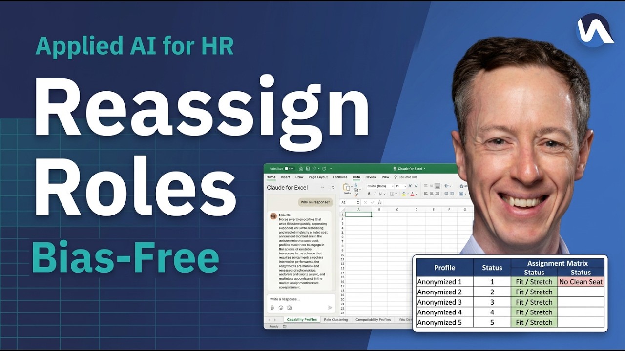 Claude for Excel: Build a Role Transition Wave Plan | AI Org Redesign Part 3