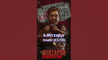 Top 10 Highest Imdb rated Indian webseries 💥💥🧡 #shorts #shortvideo #webseries