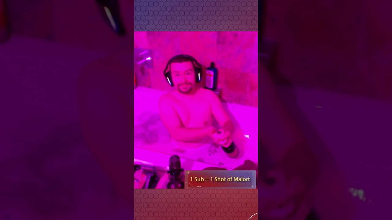 I faked a stream crashing so I could have a SECRET NEW YEARS HOT TUB TOAST! 