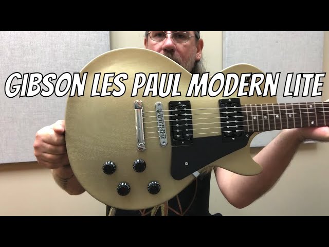 Gibson Les Paul Modern Lite Gold Mist Satin Demo - YouTube