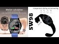 Распаковка Beseneur SW98  (SL98) - Часы / телефон / клиент для смартфона за 15$