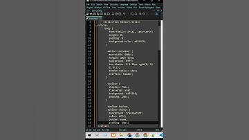 Text Editor using html css and js #shortvideo #viral #trending
