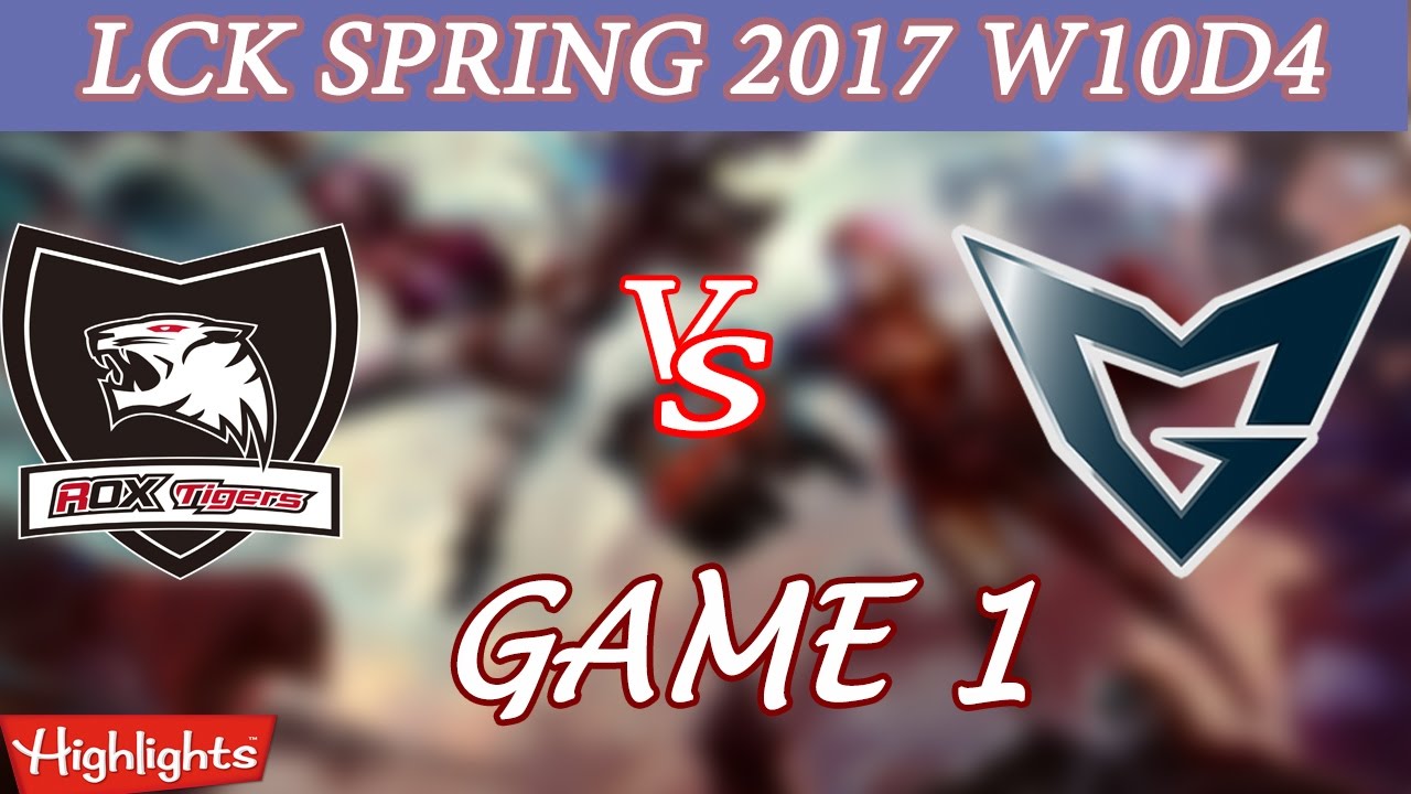 [01-04-2017] ROX vs SSG | GAME 1| # HIGHLIGHT | LCK SPRING 2017