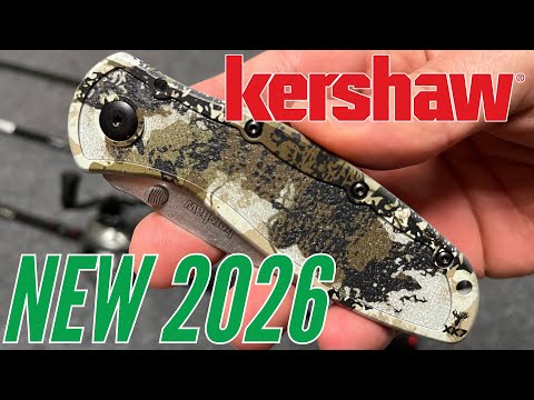 Kershaw 1670KC Blur (14C28N, Stonewashed, Recurve, Aluminum/CCI Coating) Pocket Knife