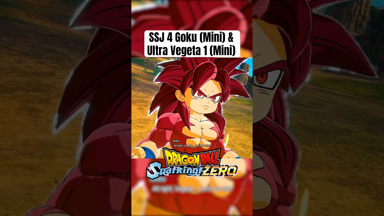 SSJ 4 Goku Ultra Vegeta 1 Sparking Zero DLC 3 