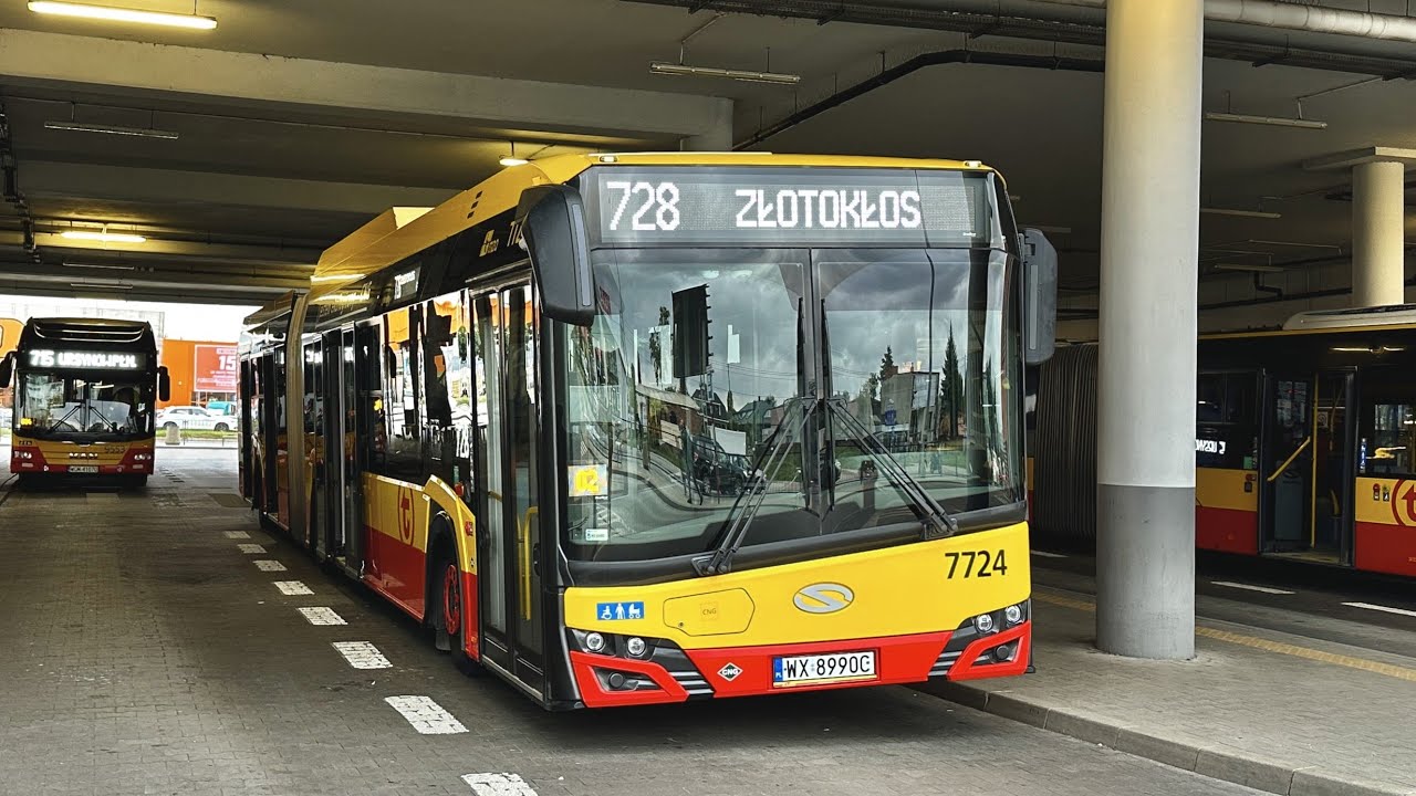 Solaris Urbino 18 IV CNG FL #7724 MZA Warszawa [🚍728]