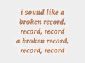 Jason derulo - Broken record Lyrics