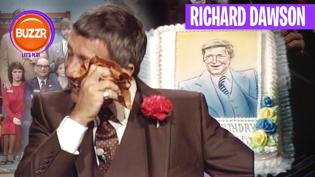 A BIG SECRET SURPRISE brings Richard Dawson to TEARS! - Family Feud | BUZZR