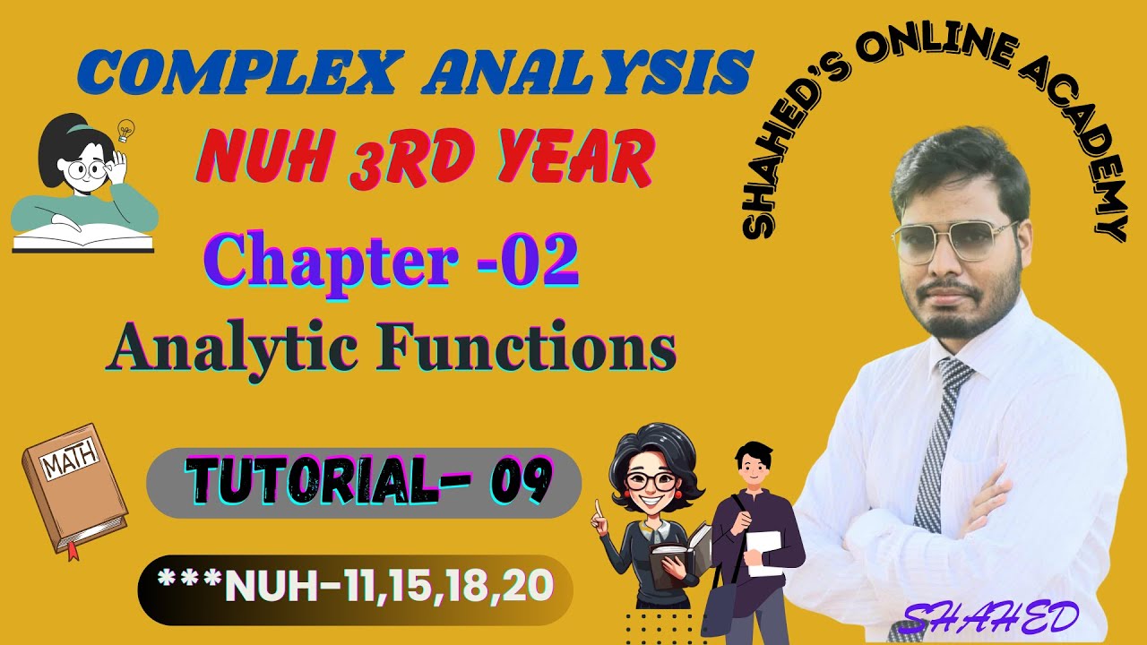 📘 Complex Analysis – Chapter- 02 [ Analytic Function ] Tutorial - 09 ...