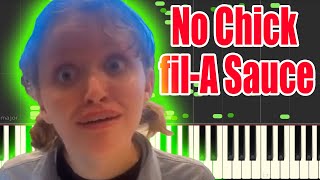 No Chick fil-A Sauce but it's Piano MIDI (Auditory Illusion) | No Chick fil-A Sauce Piano sound