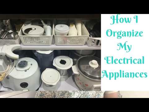 How To Organize Electrical Appliances - Ideas Suitable for Indian Appliances