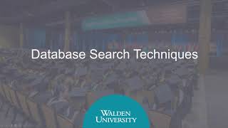Short video: Database search techniques Wealth