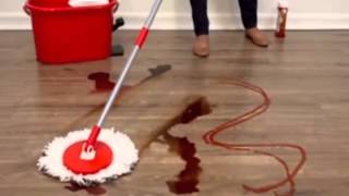 Fiesta Red spin mop