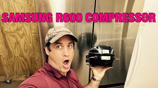 Samsung bespoke refrigerator with a bad r600a compressor | So we will just slap one in! 💥POW💥 Details