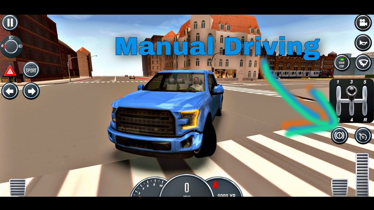 manual car driving simulator for android YouTube