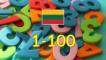 Lithuanian Numbers 1-100