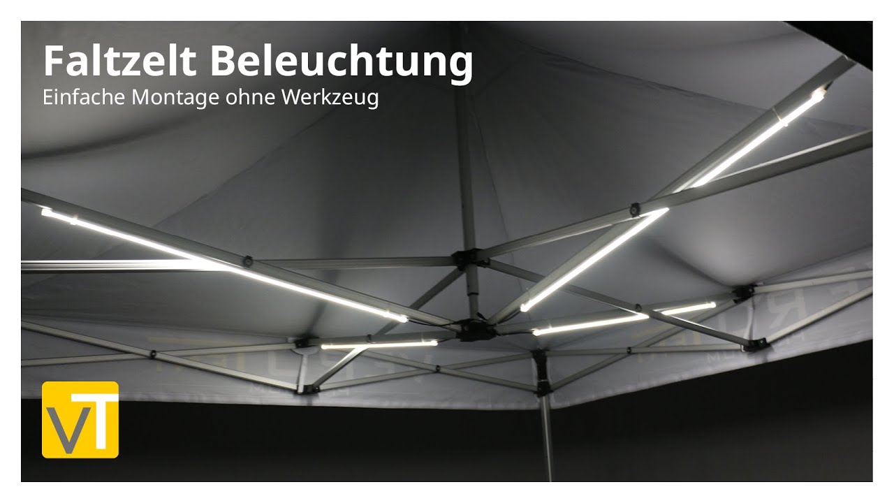 LED Beleuchtung fr Faltzelt und Faltpavillon | VeroTENT
