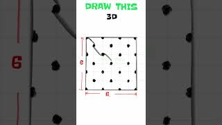 master your 3D ART - 3D LINK or CHAIN step by step | with dimension #shorts  #drawing #art