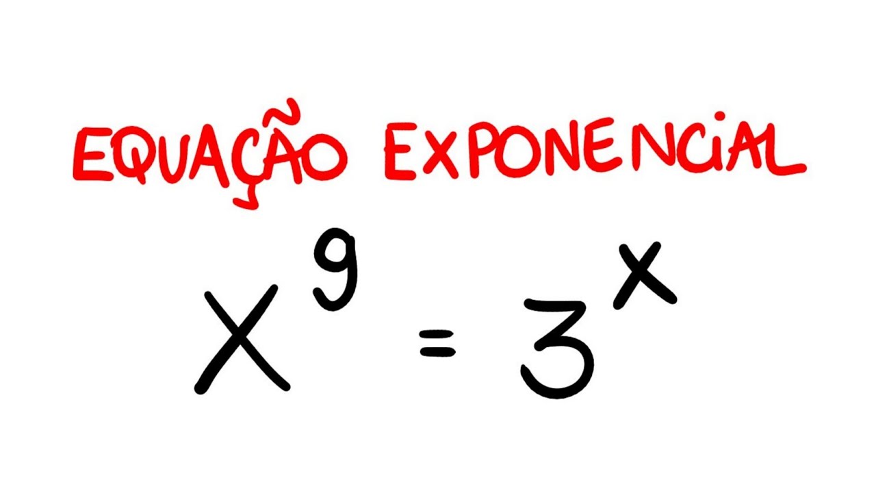 Essa Equação Exponencial não é Tão Simples! Tem que Usar Artifício