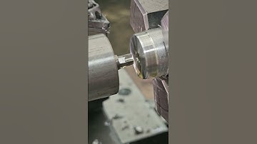 Make hexagonal holes with a DIY tool! 🛠️ #DIY #tipsandtricks #lathework #machineshoplife